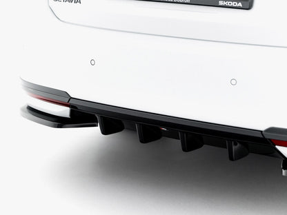 Maxton Design - Rear Valance Skoda Octavia Sportline Liftback / Estate Mk4 Facelift