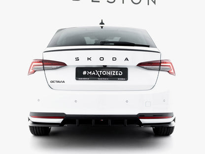 Maxton Design - Rear Valance Skoda Octavia Sportline Liftback / Estate Mk4 Facelift