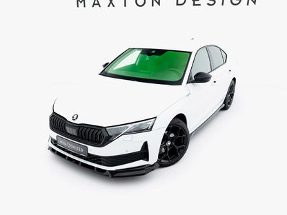 Maxton Design - Front Splitter Skoda Octavia Sportline Liftback / Estate Mk4 Facelift