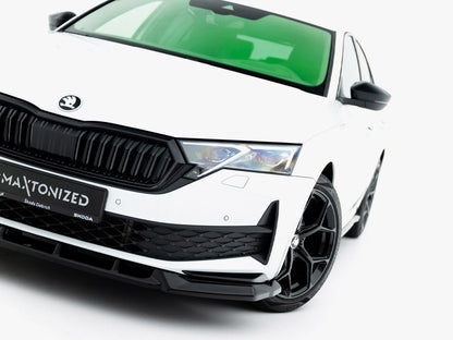 Maxton Design - Front Splitter Skoda Octavia Sportline Liftback / Estate Mk4 Facelift
