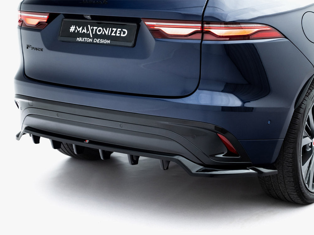 Maxton Design - Rear Splitter (Vertical Bars) Jaguar F-Pace R-Sport Mk1 Facelift