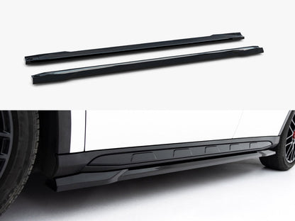 Maxton Design - Side Skirts Diffusers Mercedes-Benz GLA 45 AMG X156 Facelift