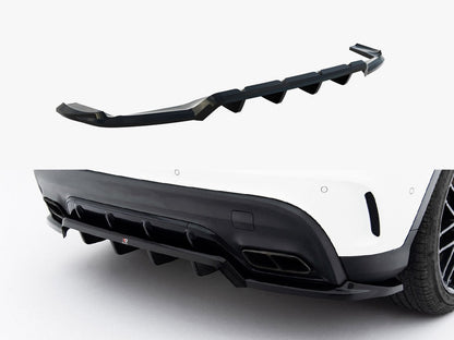 Maxton Design - Rear Splitter (Vertical Bars) Mercedes-Benz GLA 45 AMG X156 Facelift