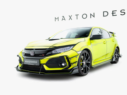 Maxton Design - Street PRO Front Splitter Honda Civic Type-R Mk10 / Mk10 Facelift