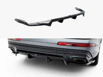 Maxton Design - Rear Splitter (Vertical Bars) Audi Q7 S-Line Mk2 Facelift 2