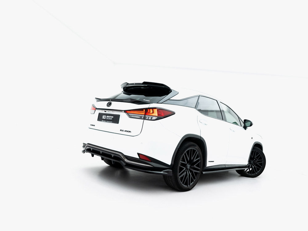 Maxton Design - Rear Splitter (Vertical Bars) Lexus RX F-Sport Mk4 Facelift