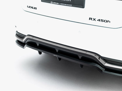 Maxton Design - Rear Splitter (Vertical Bars) Lexus RX F-Sport Mk4 Facelift