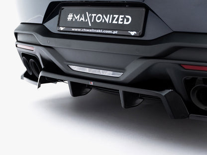 Maxton Design - Rear Splitter (Vertical Bars) Ford Mustang Dark Horse Mk7