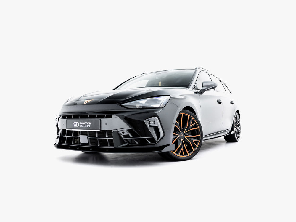 Maxton Design - Street PRO Front Splitter + Flaps Cupra Leon ST / Hatchback Mk1 Facelift