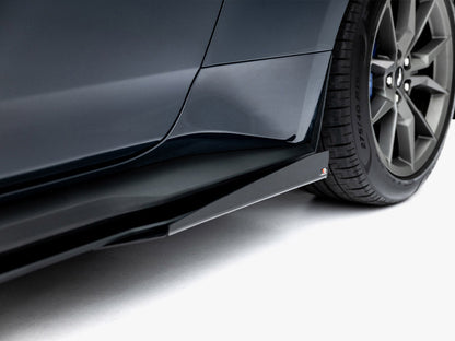 Maxton Design - Street PRO Side Skirts Diffusers + Flaps Ford Mustang Dark Horse Mk7