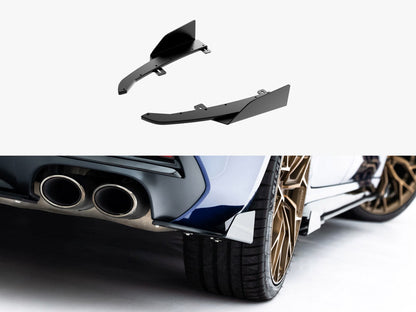 Maxton Design - Street PRO Rear Side Splitters + Flaps Audi S5 Sedan / Avant B10