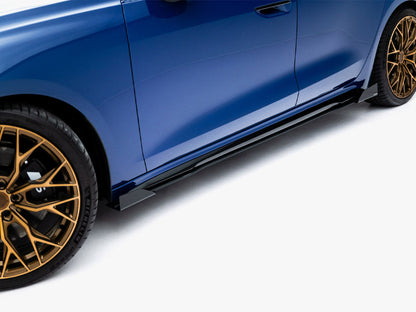Maxton Design - Street PRO Side Skirt Diffusers + Flaps Audi A5 S-Line / S5 Sedan / Avant B10
