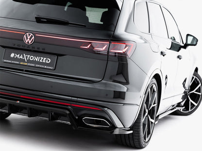 Maxton Design - Rear Splitter (Vertical Bars) Volkswagen Touareg R-Line Mk3 Facelift