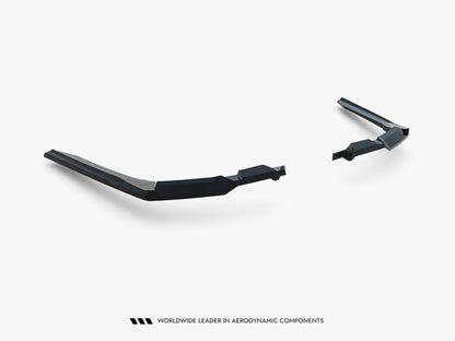 Maxton Design - Rear Splitter (Vertical Bars) V.2 BMW 5 / i5 M-Pack Sedan / Touring G60 / G61