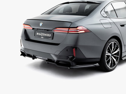 Maxton Design - Rear Splitter (Vertical Bars) V.1 BMW 5 / i5 M-Pack Sedan / Touring G60 / G61