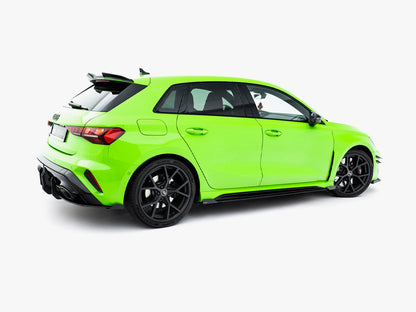 Maxton Design - Street PRO Side Skirt Diffusers + Flaps Audi RS3 Sportback 8Y Facelift