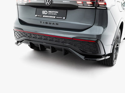 Maxton Design - Rear Splitter (Vertical Bars) Volkswagen Tiguan R-Line Mk3