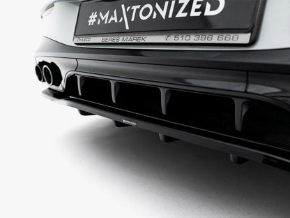 Maxton Design - Rear Splitter (Vertical Bars) Mercedes-AMG CLE 53 Aero C236