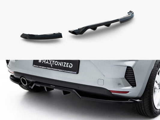 Maxton Design - Rear Splitter (Vertical Bars) Renault Clio Mk5 Facelift