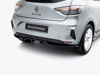 Maxton Design - Rear Splitter (Vertical Bars) Renault Clio Mk5 Facelift