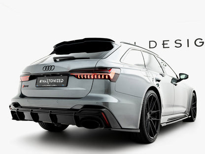 Maxton Design - Rear Valance Audi RS6 C8 / C8 Facelift (Version with towbar)