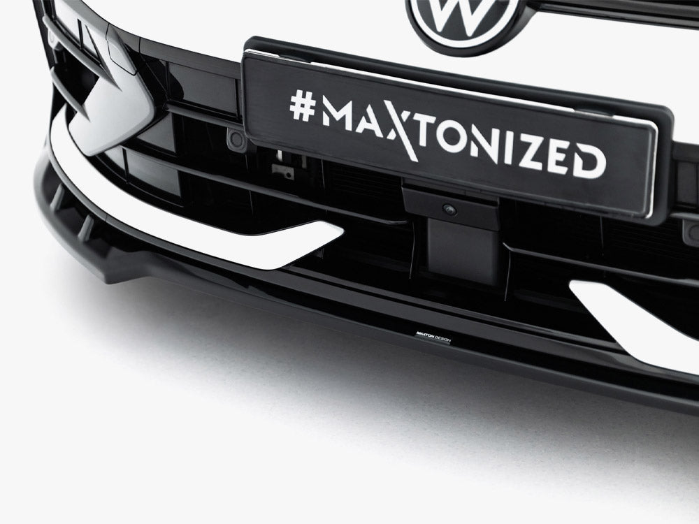 Maxton Design - Front Splitter V.1 Volkswagen Golf R Variant Mk8 Facelift