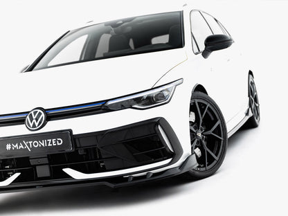 Maxton Design - Front Splitter V.1 Volkswagen Golf R Variant Mk8 Facelift