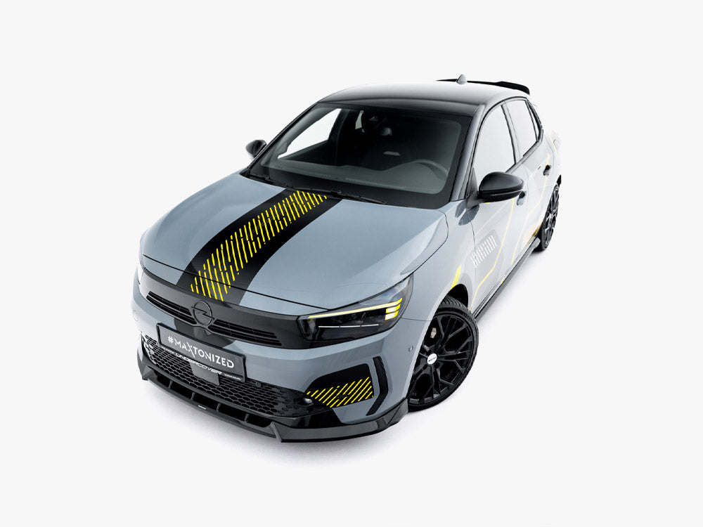 Maxton Design - Front Splitter Vauxhall / Opel Corsa F Facelift (Mk6 Facelift)