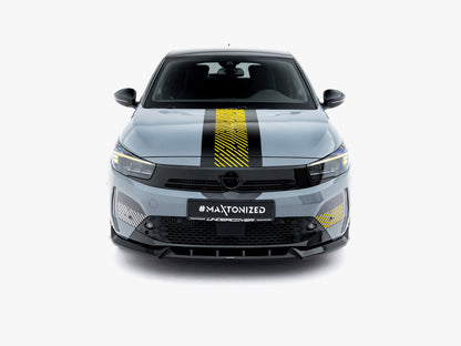 Maxton Design - Front Splitter Vauxhall / Opel Corsa F Facelift (Mk6 Facelift)