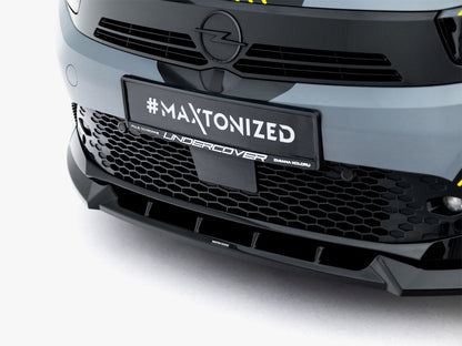 Maxton Design - Front Splitter Vauxhall / Opel Corsa F Facelift (Mk6 Facelift)