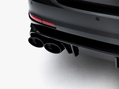 Maxton Design -  Rear Valance + Exhaust Ends Imitation Audi A6 Sedan / Avant C8 / C8 Facelift