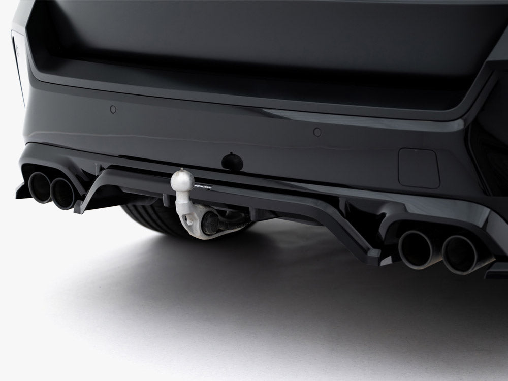 Maxton Design - Rear Splitter (Vertical Bars) BMW X1 M35i U11