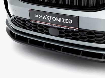 Maxton Design - Front Splitter V.2 Skoda Kodiaq Sportline Mk2