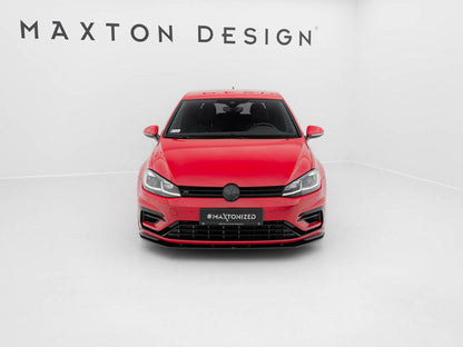 Maxton Design - STREET PRO FRONT SPLITTER VW GOLF 7 R / R-LINE FACELIFT
