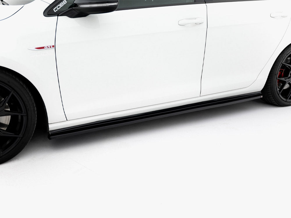 Maxton Design - Side Skirt Diffusers V.2 Volkswagen Golf GTI / GTD Mk7 / Mk7 Facelift (narrow)