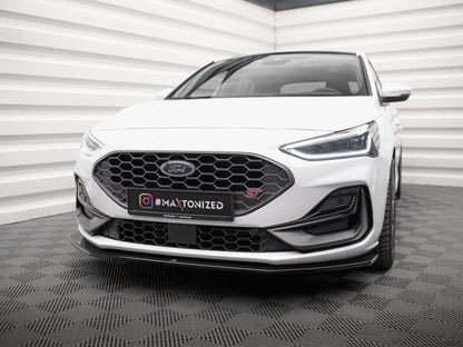 Maxton Design - Front Splitter V.6 Ford Focus ST / ST-Line Mk4 Facelift