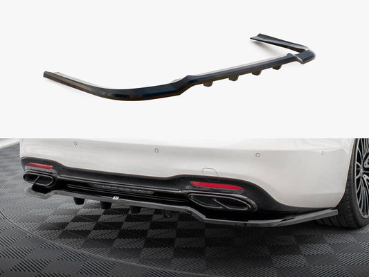 Maxton Design - Rear Splitter (Vertical Bars) Mercedes-Benz S AMG-Line W222 Facelift