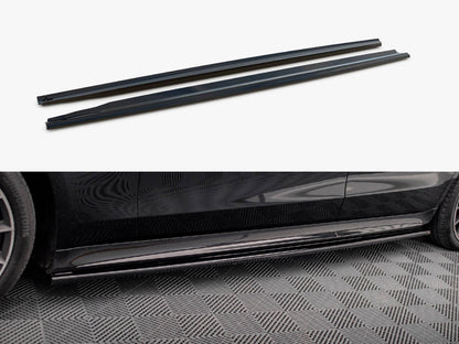 Maxton Design - SIDE SKIRTS DIFFUSERS MERCEDES S LONG AMG-LINE V223