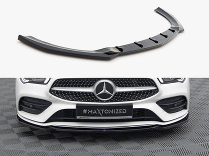 Maxton Design - FRONT SPLITTER V.1 MERCEDES-BENZ CLA AMG-LINE C118 (2019-)