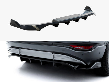 Maxton Design - Rear Splitter (Vertical Bars) Audi Q6 e-tron S-Line / SQ6 e-tron SUV / Sportback Mk1