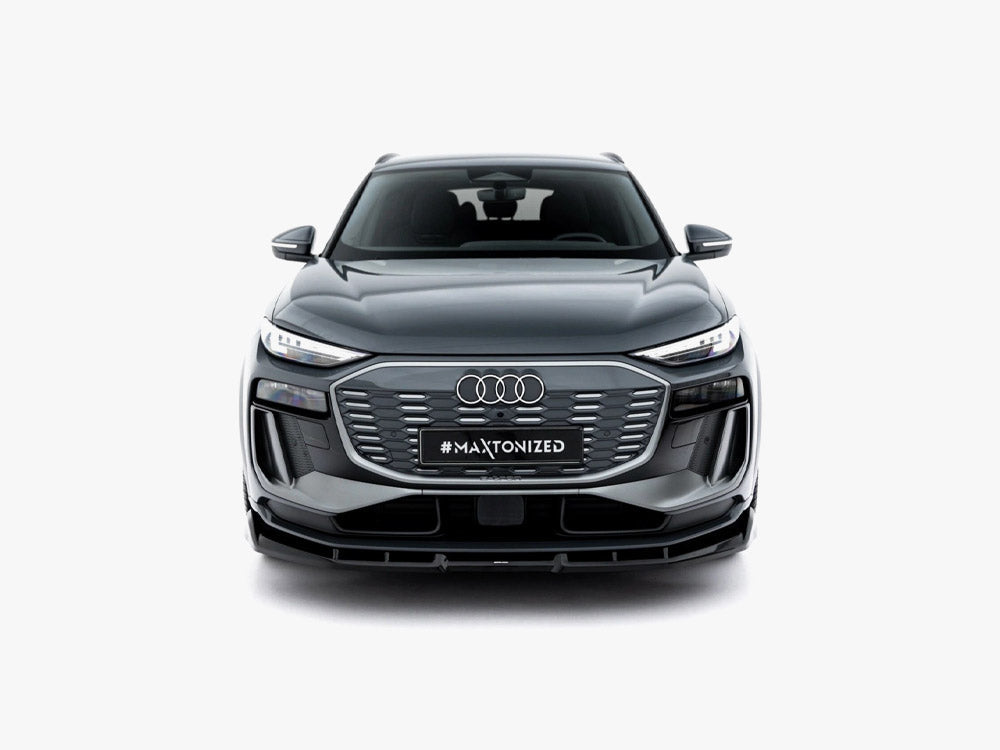Maxton Design - Front Splitter Audi Q6 e-tron Standard / S-Line / SQ6 e-tron SUV / Sportback Mk1