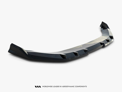 Maxton Design - Front Splitter Audi Q6 e-tron Standard / S-Line / SQ6 e-tron SUV / Sportback Mk1