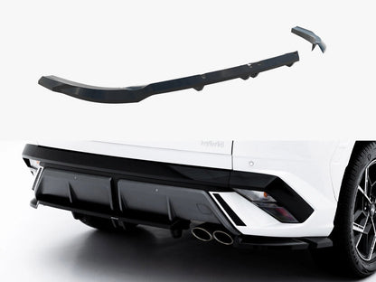 Maxton Design - Rear Splitter (Vertical Bars) Hyundai Tucson N-Line Mk4 Facelift