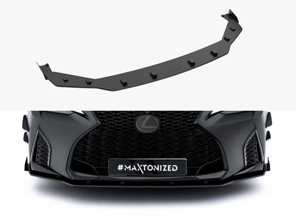 Maxton Design - Street PRO Front Splitter + Flaps Lexus IS 500 Mk3 Facelift 2 (XE30)