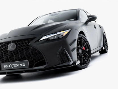 Maxton Design - Street PRO Front Splitter + Flaps Lexus IS 500 Mk3 Facelift 2 (XE30)