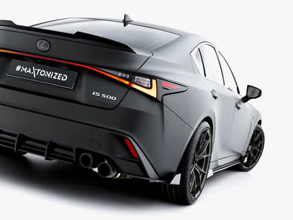 Maxton Design - Street PRO Rear Side Splitters + Flaps Lexus IS 500 Mk3 Facelift 2 (XE30)