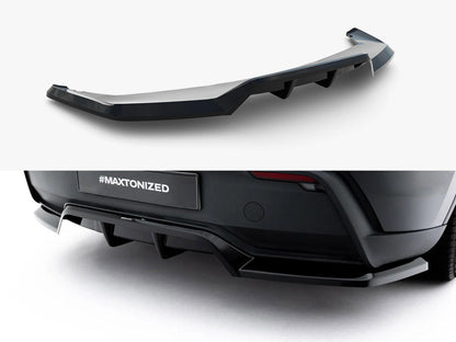 Maxton Design - Rear Splitter (Vertical Bars) Tesla Model Y Premium Mk1 Facelift