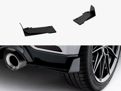 Maxton Design -Street PRO Rear Side Splitters + Flaps Toyota GR Yaris Mk4 Facelift