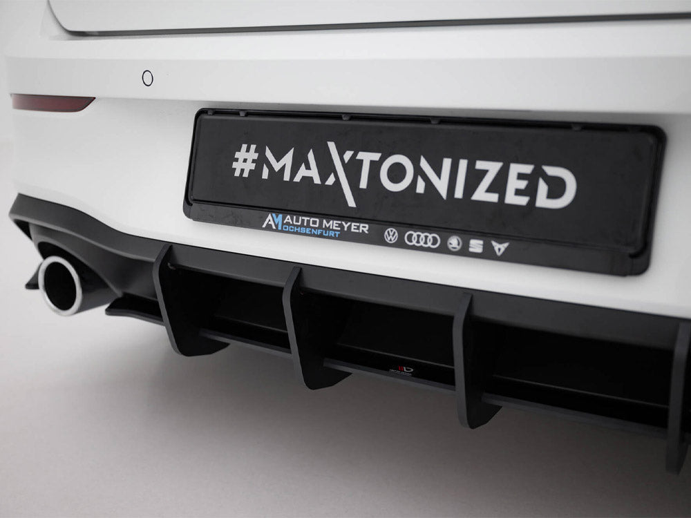Maxton Design - Street PRO Rear Diffuser V.1 VW Golf 8 GTI