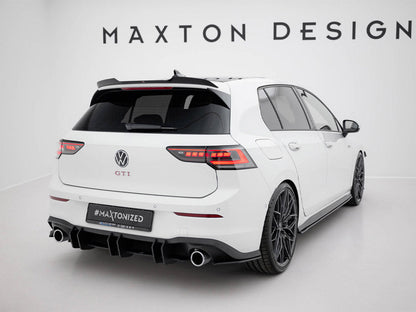 Maxton Design - Street PRO Rear Diffuser V.2 VW Golf 8 GTI